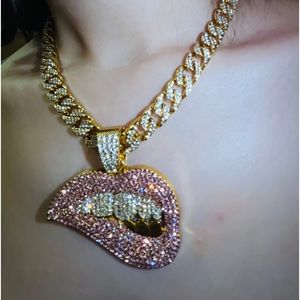 Bite me Cuban chain and pendant